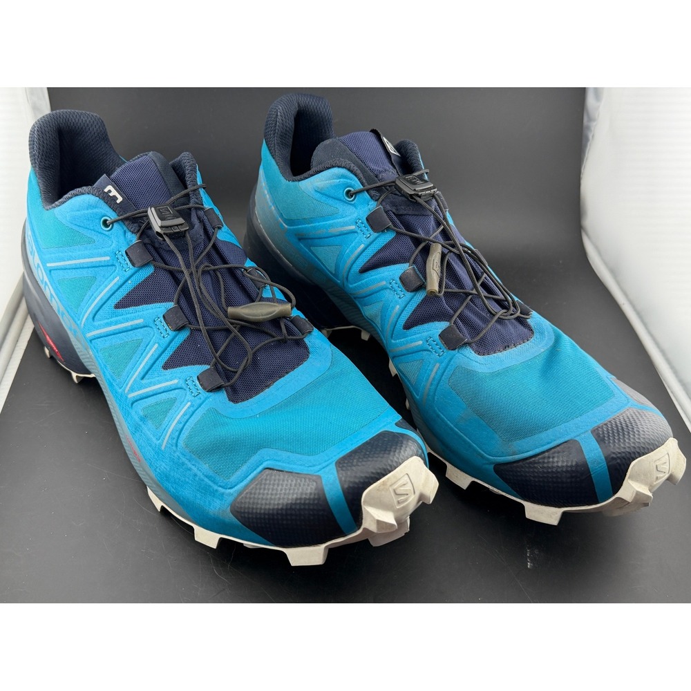 Salomon Supercross-Trail Running Shoes, Blue Navy, 409258, Mens 10.5